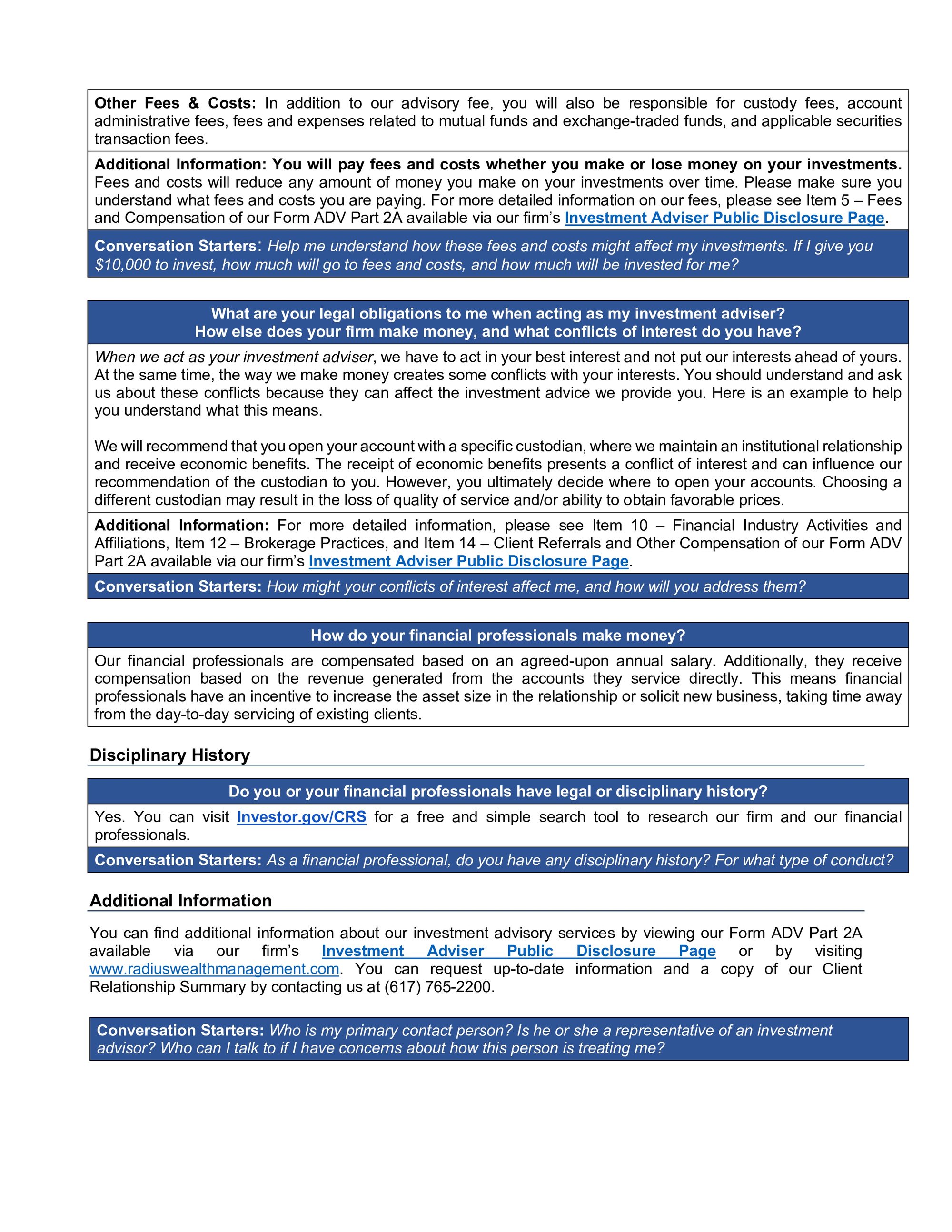 Form CRS page 2